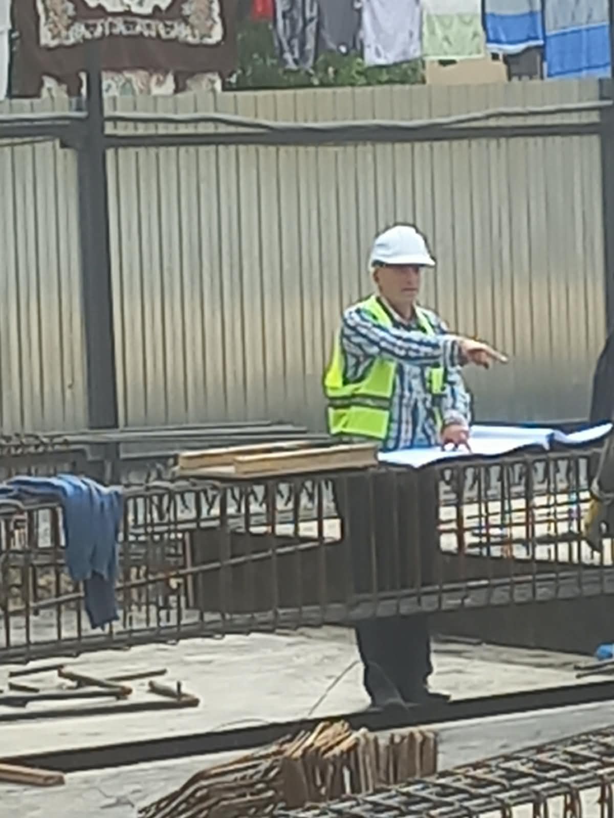 VAMK engineer on site